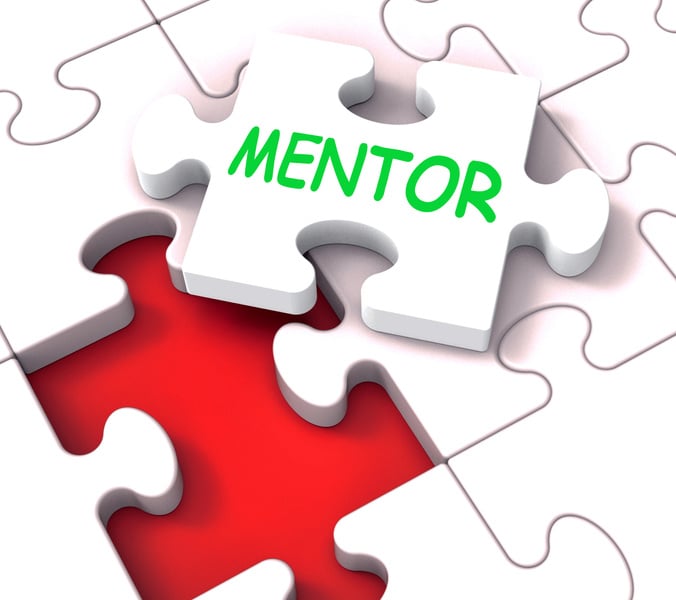 Mentor Puzzle Shows Advice Mentoring Mentorship And Mentors